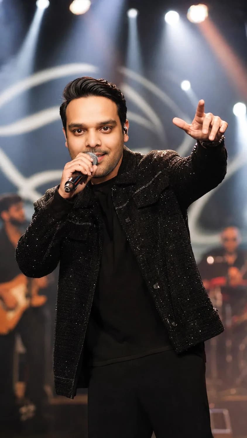 Arslan Imdad photographed for Dard Bhari Dastaan. Singing the line that always costs something.