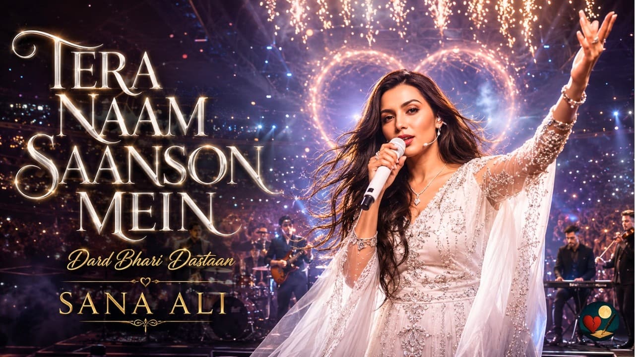 Cover art for Tera Naam Saanson Mein | Pakistani Drama OST Style Love Song by Sana Ali