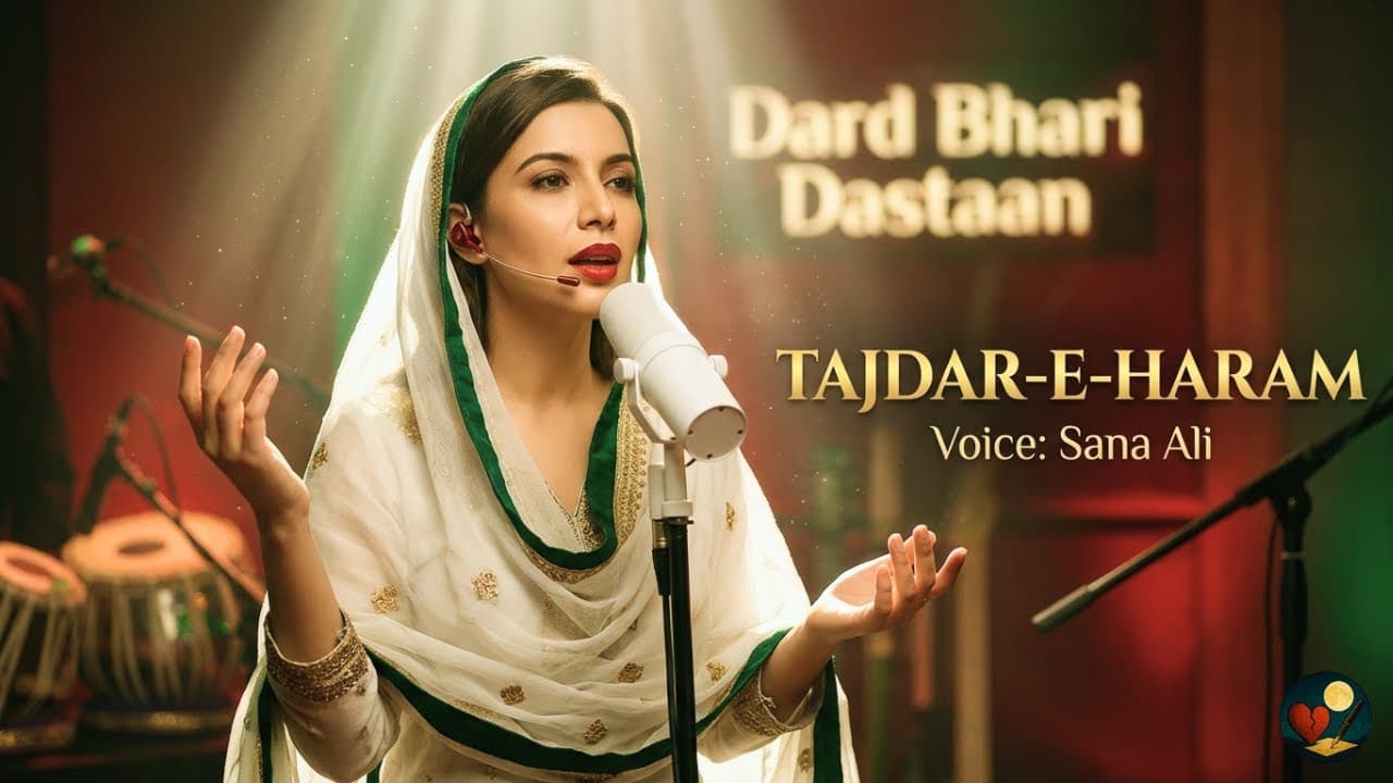 Cover art for Tajdar-e-Haram | Heart Touching Sufi Nasheed Cover 2026 | Full Song by Sana Ali