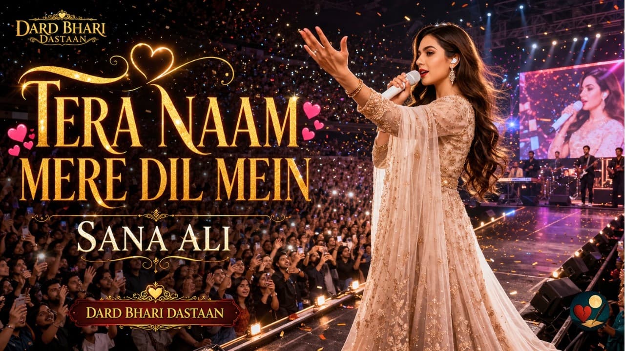 Cover art for Pakistani Romantic Drama OST | Tera Naam Mere Dil Mein | Sana Ali Live by Sana Ali