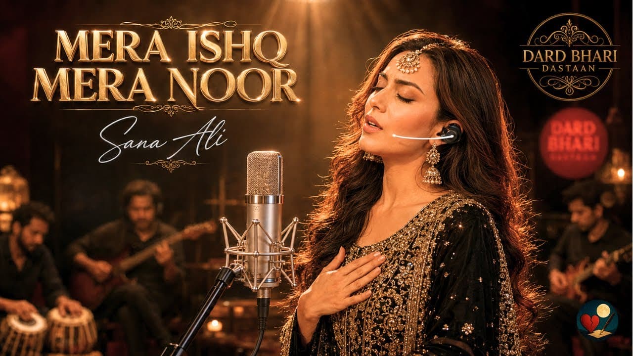 Cover art for Mera Ishq Mera Noor - Powerful Urdu Rock Song | Female Rock Fusion by Sana Ali